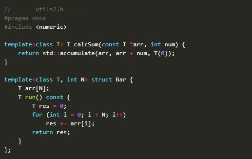 C++ code_bloat
