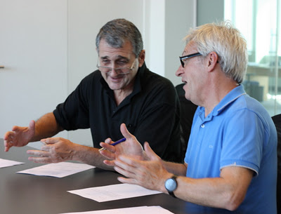 David Levin and Bricsys CEO Erik de Keyser